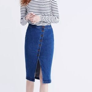 Madewell Jean Skirt